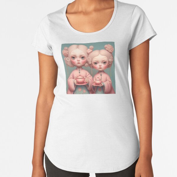Sakura kimono Girls Premium Scoop T-Shirt