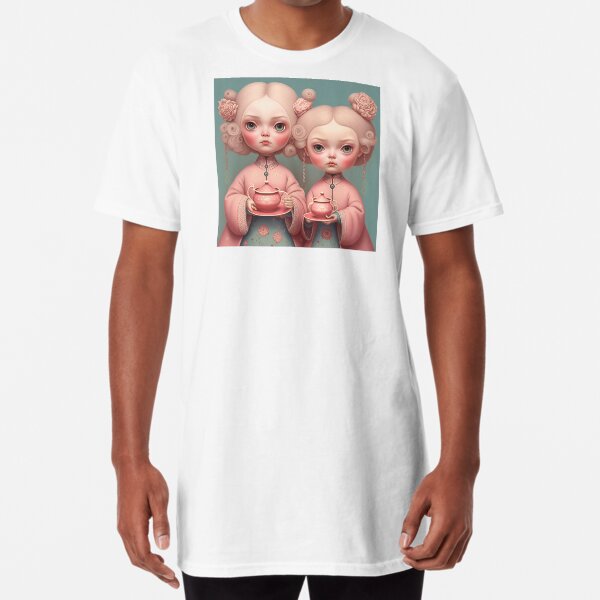 Sakura kimono Girls Long T-Shirt
