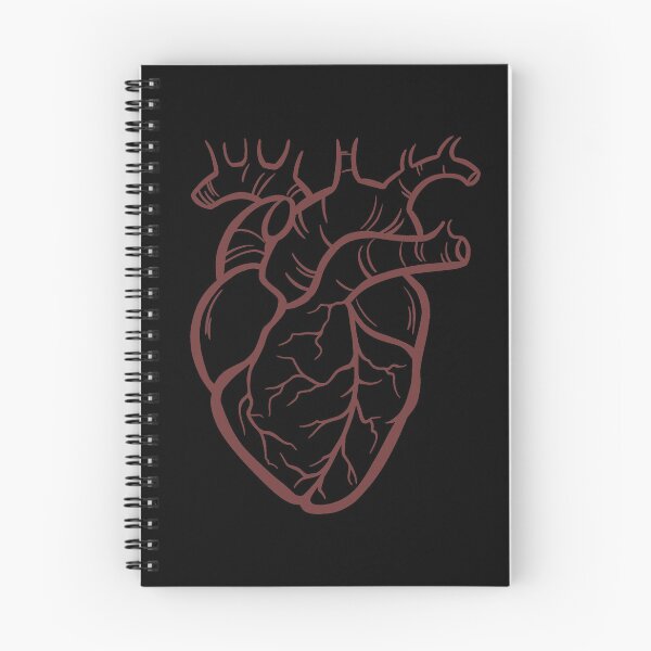 Item preview, heart red on black designed and sold by SaharaaDraws.
