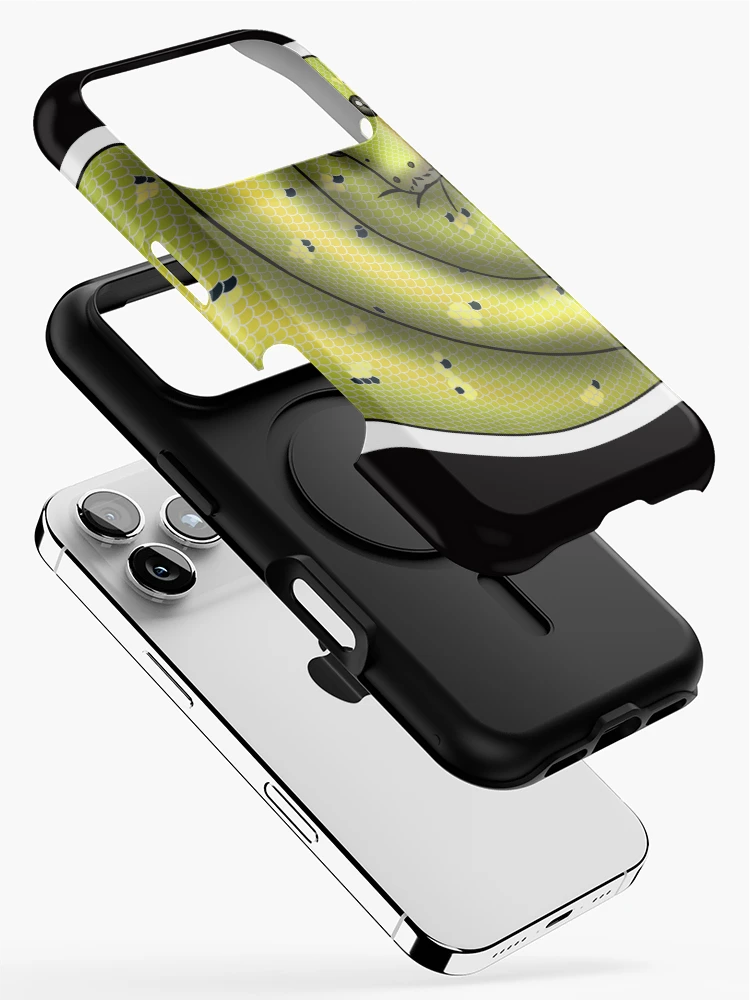 Thumbnail 2 of 4, iPhone Case, Green Tree Python High Yellow designed and sold by Kirin-Riki.