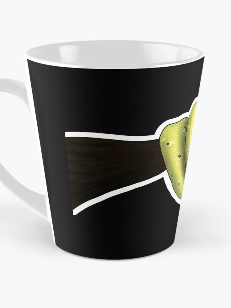 Thumbnail 3 of 4, Coffee Mug, Green Tree Python High Yellow designed and sold by Kirin-Riki.