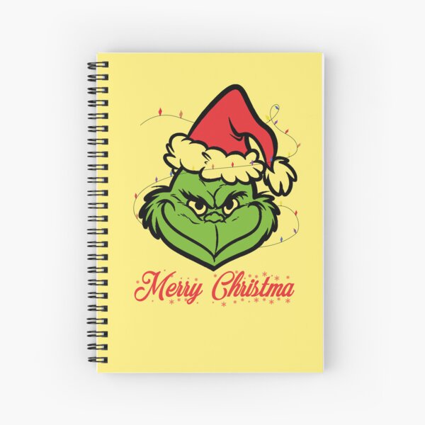 Dr. Seuss Classic Grinch Face Accessories Notebook
