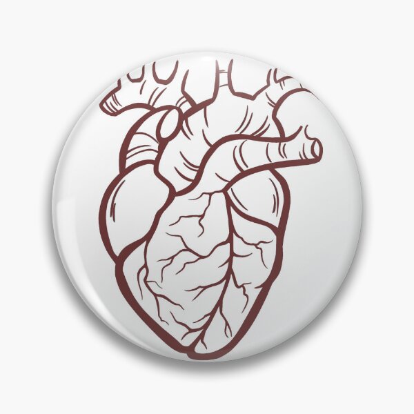 Item preview, red heart on white designed and sold by SaharaaDraws.