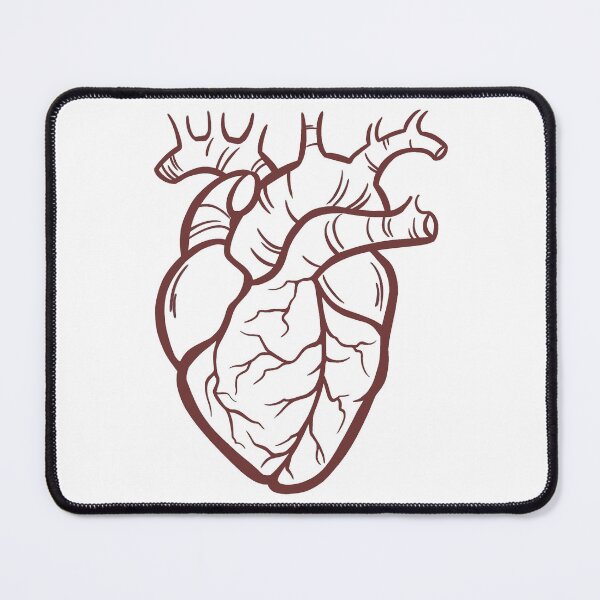 Item preview, red heart on white designed and sold by SaharaaDraws.