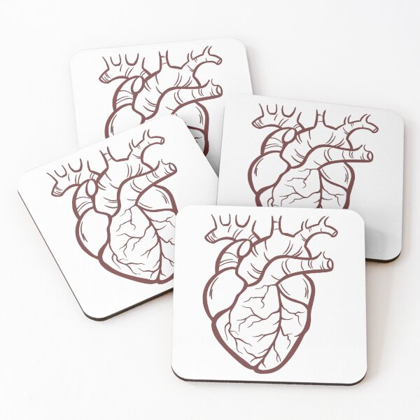 Item preview, red heart on white designed and sold by SaharaaDraws.