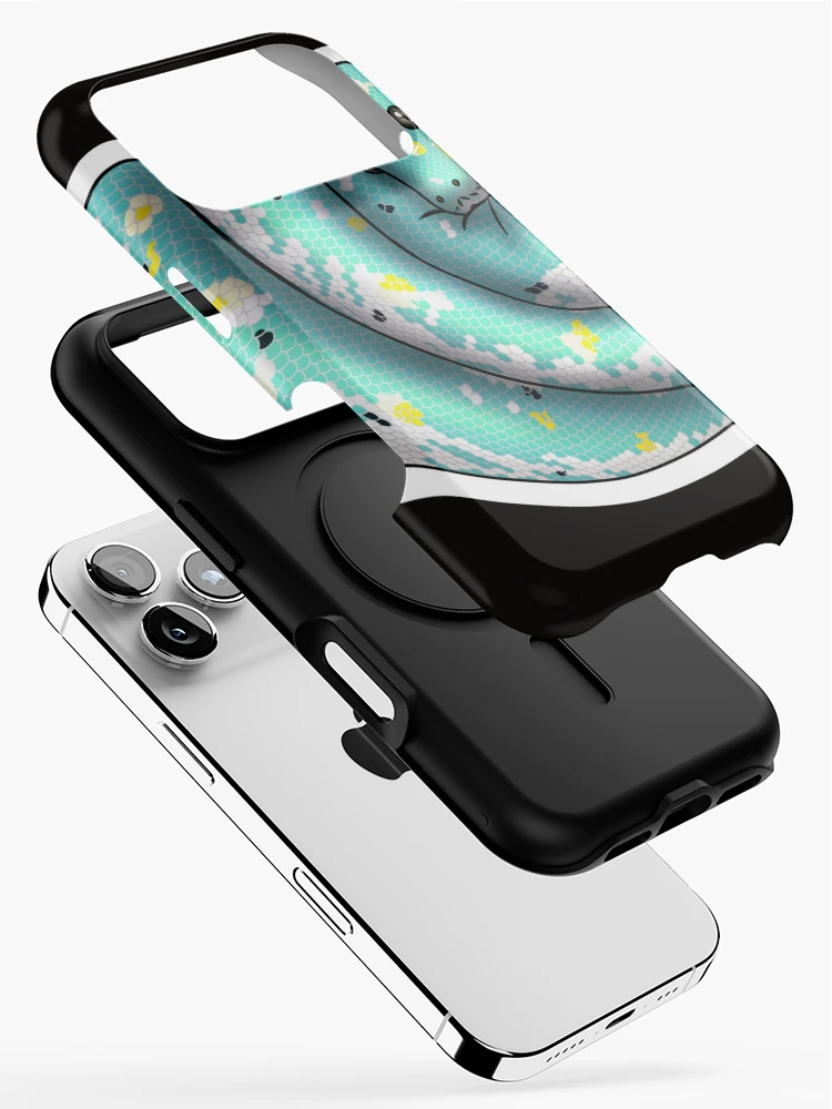 Thumbnail 2 of 4, iPhone Case, Green Tree Python Calico designed and sold by Kirin-Riki.