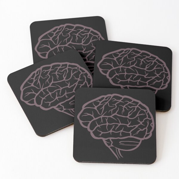 Item preview, Brain purple on black designed and sold by SaharaaDraws.