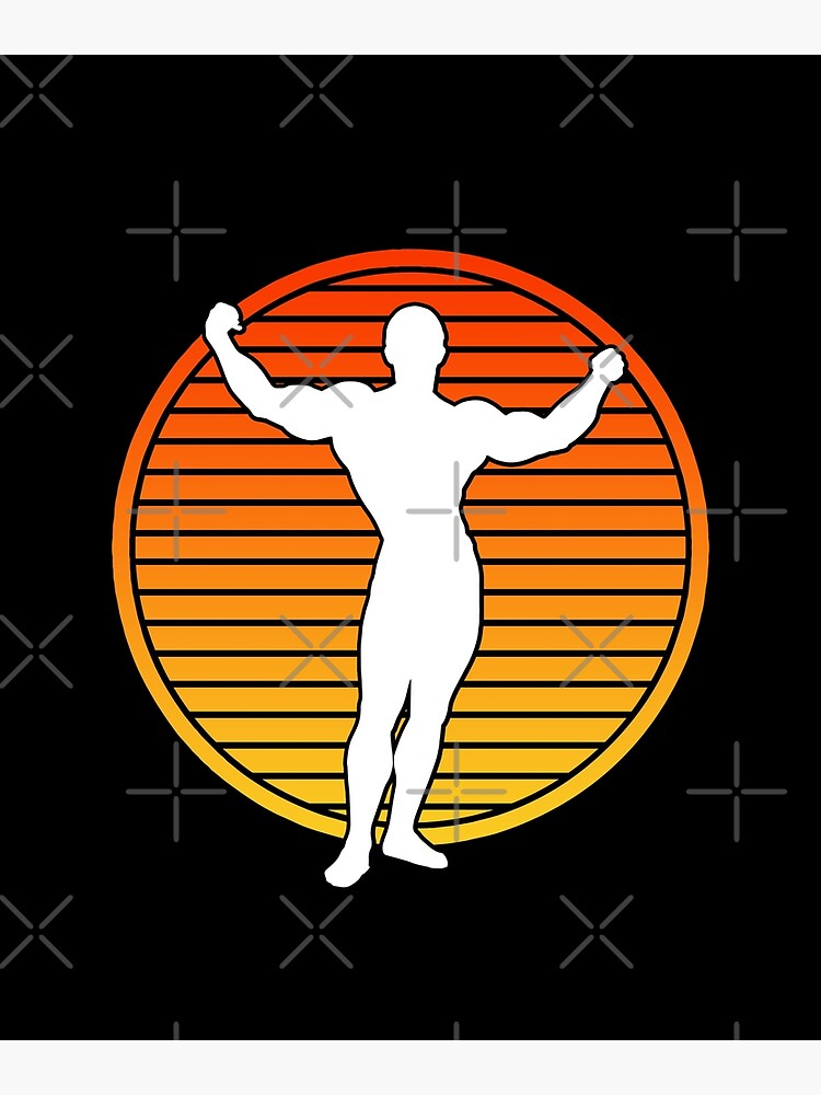 "I Love Bodybuilder Vintage Christmas Present Funny Gym Meme Comedy