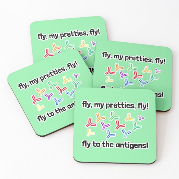 Item preview, Fly, My Pretties, Fly! Fly to the Antigens! designed and sold by Artsy-Chemist.