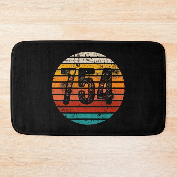 Item preview, Distressed Vintage Sunset 754 Area Code designed and sold by Gold Wings Tees.