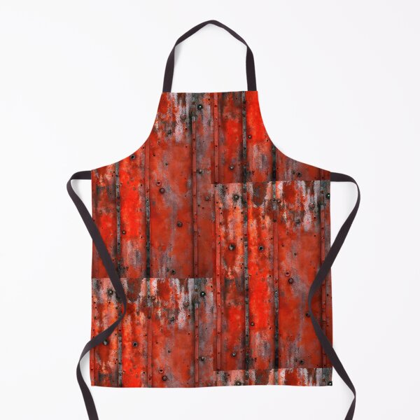 Item preview, Rusty old red metal surface wallpaper designed and sold by patterncrow.