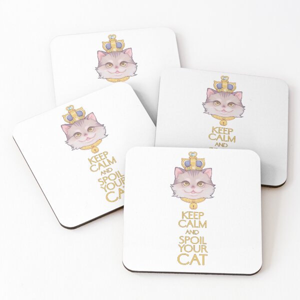 Item preview, Keep Calm And Spoil Your Cat designed and sold by doodlingjay.