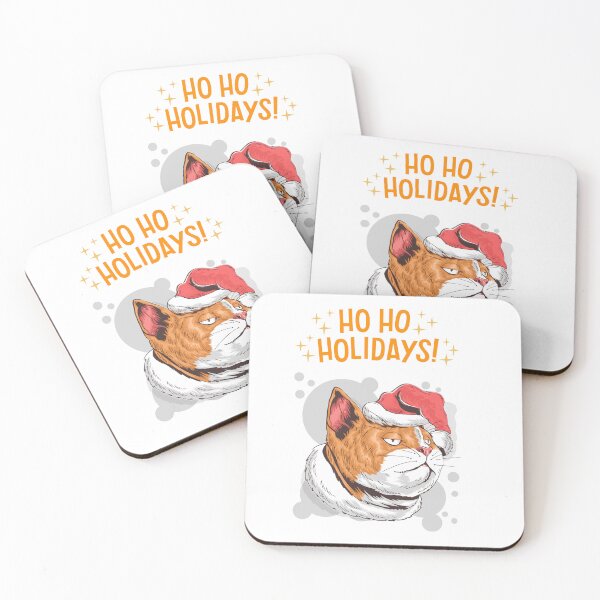 Item preview, funny White And Orange Cat Christmas designed and sold by W&M Store.
