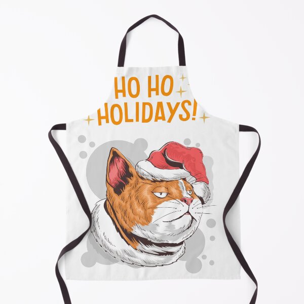 Item preview, funny White And Orange Cat Christmas designed and sold by W&M Store.