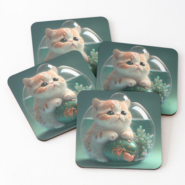 Item preview, Kitten In A Glass Bowl - Gift designed and sold by InsterDesign.