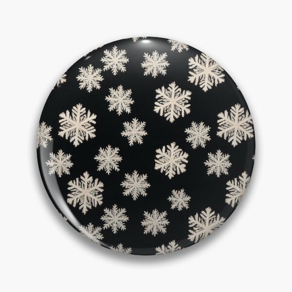 Item preview, Black Winter Simple Snowflake Pattern designed and sold by JABG-01.