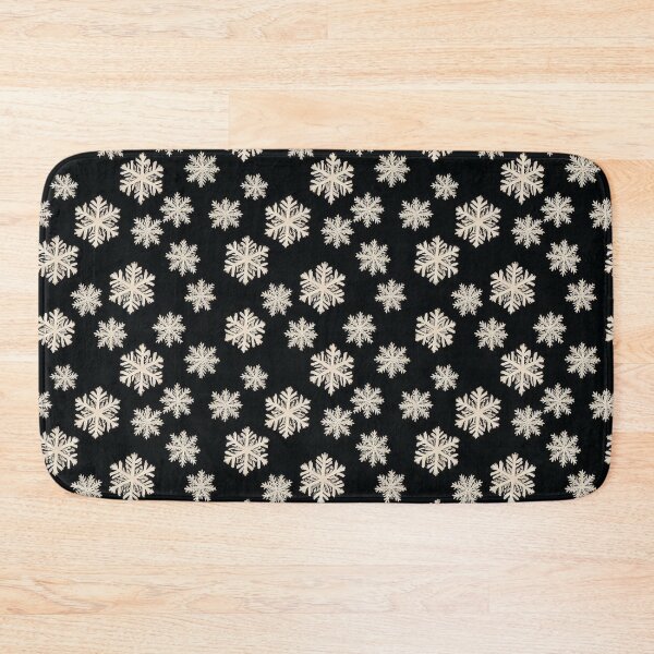 Item preview, Black Winter Simple Snowflake Pattern designed and sold by JABG-01.