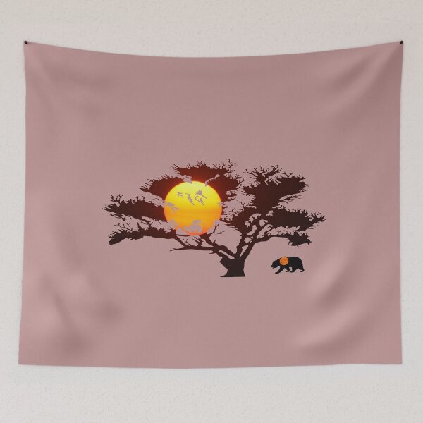 Item preview, The Sun Tree and the Moon Grizzly designed and sold by Whisperingpeaks.