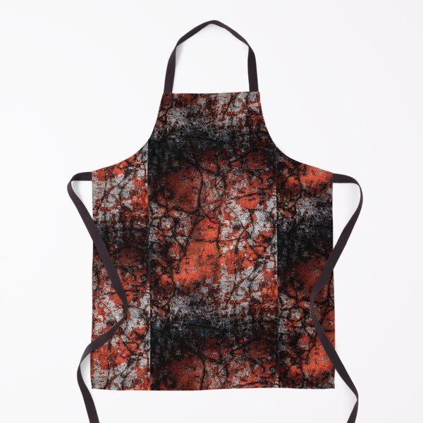 Item preview, Rusty, cracked old red metal surface wallpaper designed and sold by patterncrow.