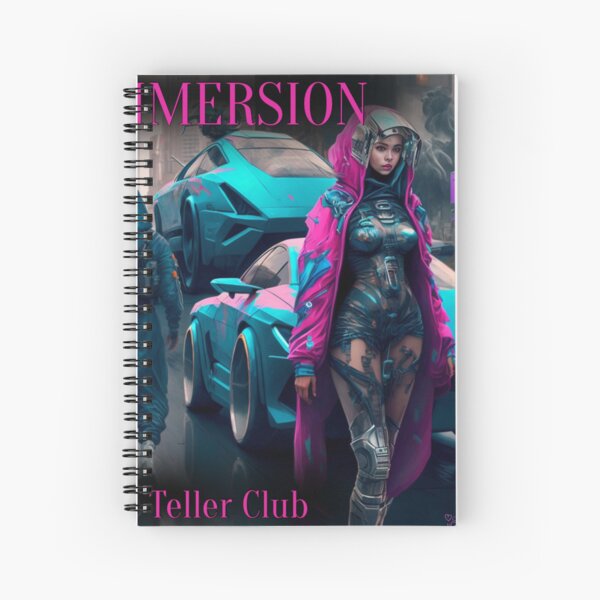 Streets by Tale Teller Club Orchestra Art by iServalan CDM Music Track Spiral Notebook