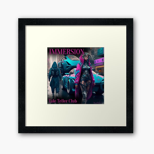 Streets by Tale Teller Club Orchestra Art by iServalan CDM Music Track Framed Art Print