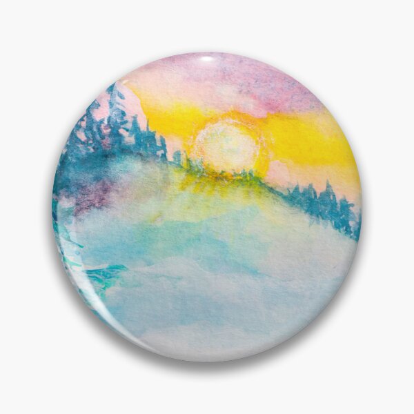 Item preview, Snow covered Grouse Mountain sunset designed and sold by Almasm.
