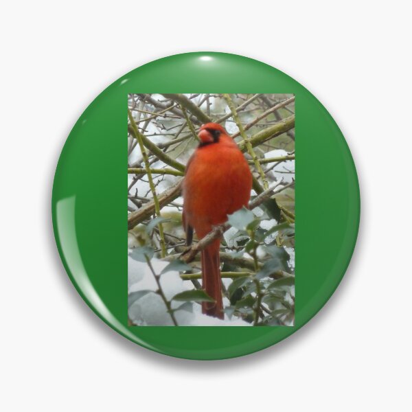 Item preview, Red Cardinal In Winter designed and sold by TechLaughs.