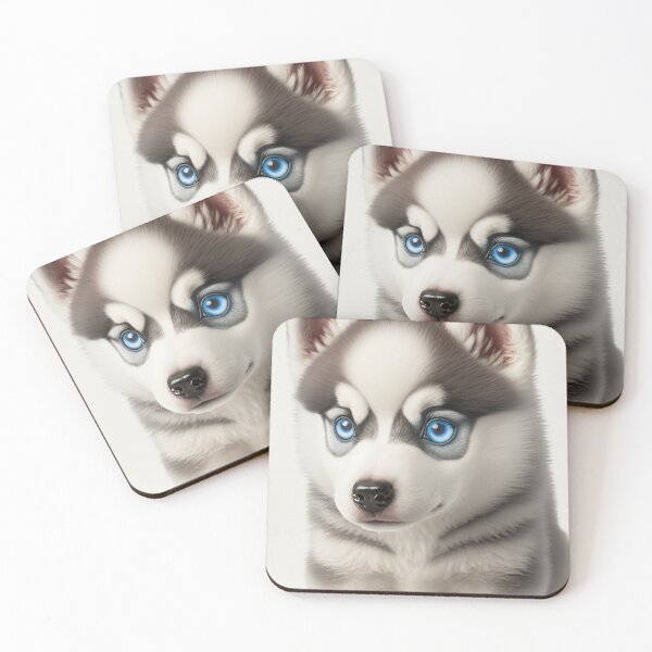 Item preview, Fluffy Husky Puppy designed and sold by GummywormDesign.
