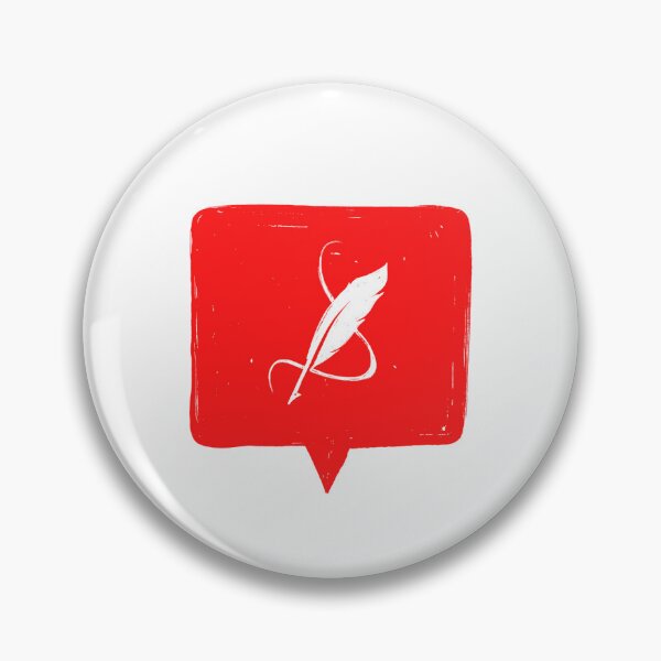 Aperçu de l'œuvre Influenceurs d'encre (rouge, symbole) créée et vendue par howveryacely.