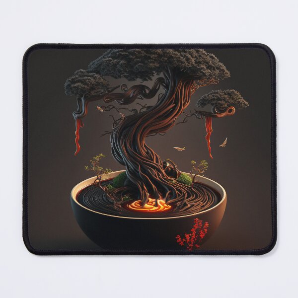 Item preview, Bonsai tree made from Noodles cooked in hell itself emerging from the tastiest bowl of Ramen you can consume designed and sold by ClonePingui.