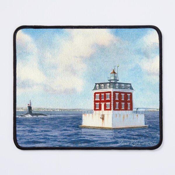 Item preview, Ledge Light lighthouse designed and sold by cldmonet.