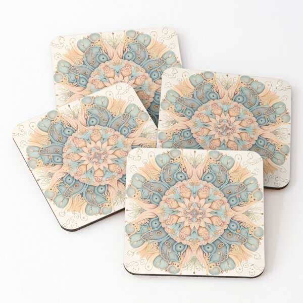 Item preview, A Colorful Floral Pattern in Pastels designed and sold by Daniel Leighton.