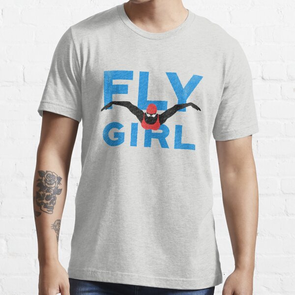 "Fly Girl Womens Swimming" Tshirt for Sale by oberdoofus Redbubble