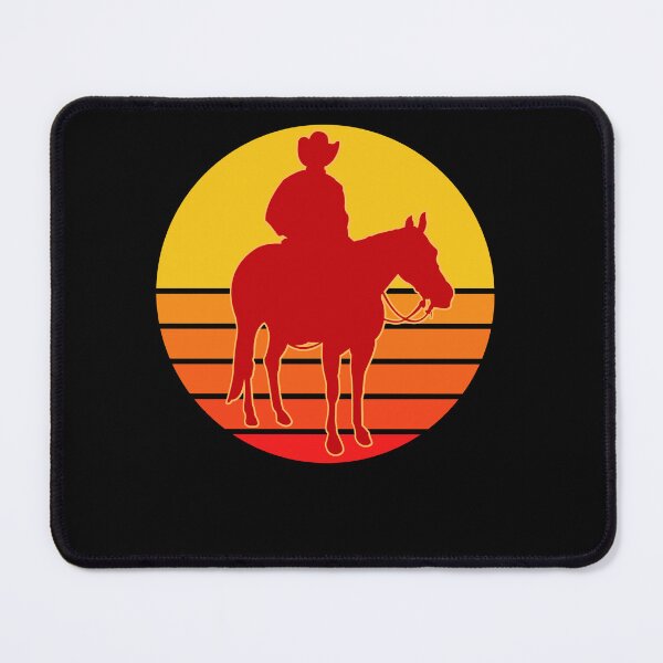 Aperçu de l'œuvre Idée de cadeau de Noël Cowboy créatif pour les amis qui aiment les chevaux créée et vendue par DadJokeDescript.
