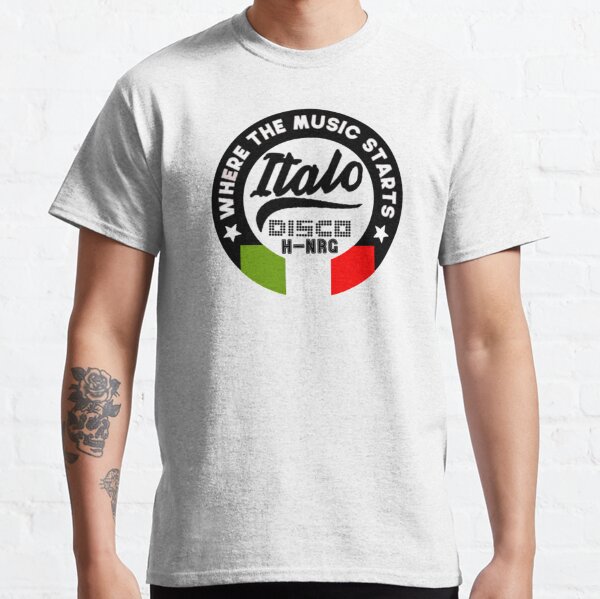 Where the Music Starts Italo Disco High Energy Classic T-Shirt
