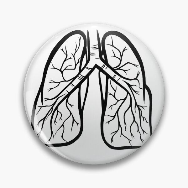 Item preview, lungs in black and white designed and sold by SaharaaDraws.
