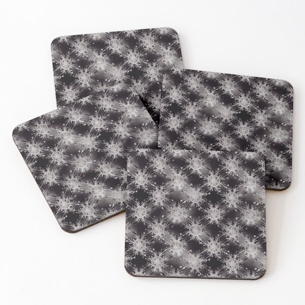 Item preview, Black Winter Simple Snowflake Pattern designed and sold by JABG-01.
