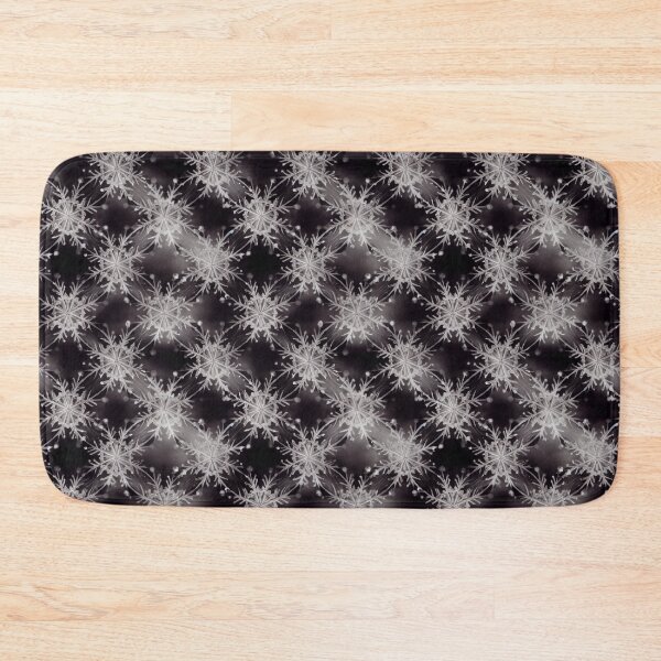 Item preview, Black Winter Simple Snowflake Pattern designed and sold by JABG-01.