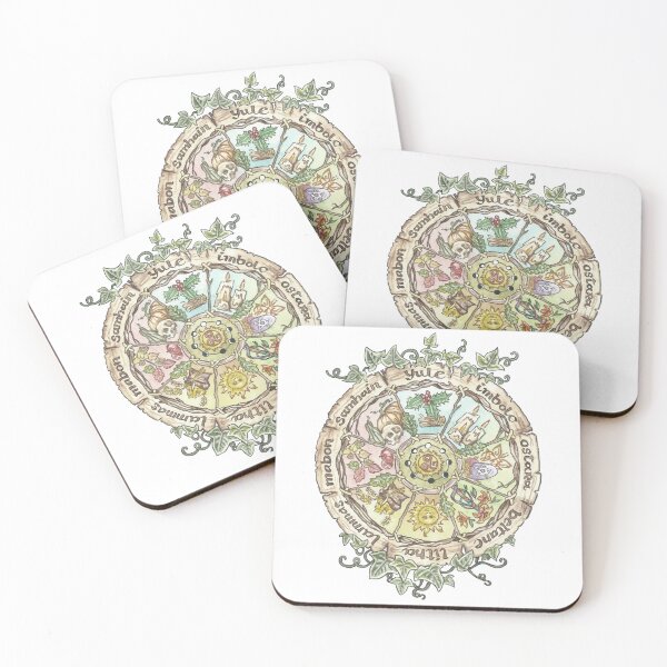 Item preview, Wheel of the year art, wicca and pagan holiday for witches designed and sold by esmavart.