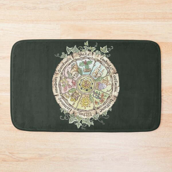 Item preview, Wheel of the year art, wicca and pagan holiday for witches designed and sold by esmavart.