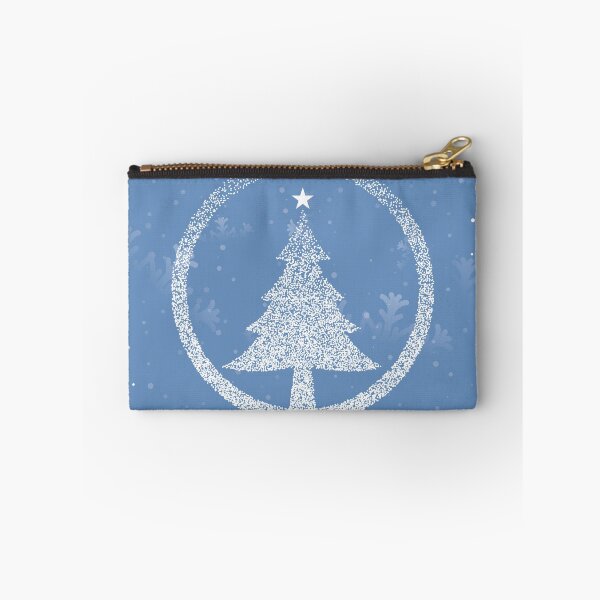 Item preview, Merry Christmas festival soft blue greeting designed and sold by Palteeshop.