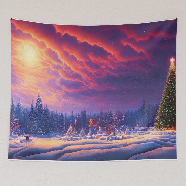 Item preview, Christmas Magic Landscape - Christmas Spirit designed and sold by Printshac.