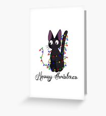 Tarjeta de felicitación Meowy Christmas
