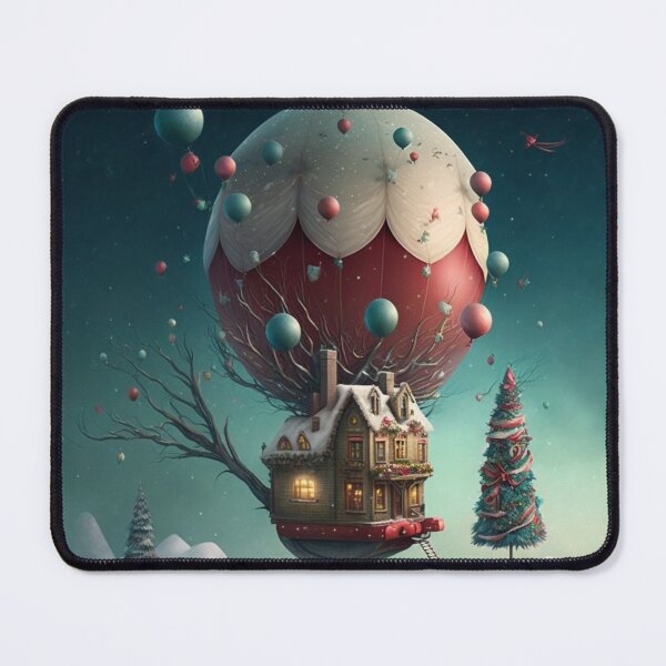 Item preview, Whimsical floating Christmas house designed and sold by BexStix.