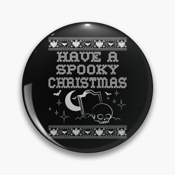 Item preview, Have A Spooky Christmas Gothic Grunge Skull Moon Xmas Ugly designed and sold by MyFreakyWorld.