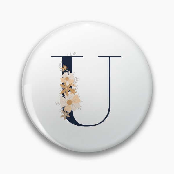 Item preview, Letter U monogram dark blue designed and sold by Bon-mots-jkd.