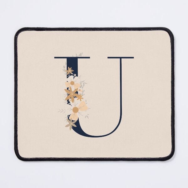 Item preview, Letter U monogram dark blue designed and sold by Bon-mots-jkd.