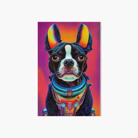 Item preview, Astronaut Boston Terrier Puppy Nr. 11 designed and sold by thesupremewiz.