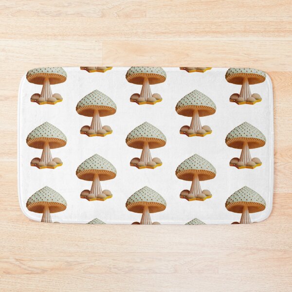 Item preview, Pastel Minimalistic Whimsical Magic Mushrooms - 3D designed and sold by The Oracle of Surrealism Sublime Consciousness.