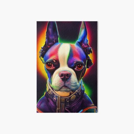 Item preview, Astronaut Boston Terrier Puppy Nr. 9 designed and sold by thesupremewiz.